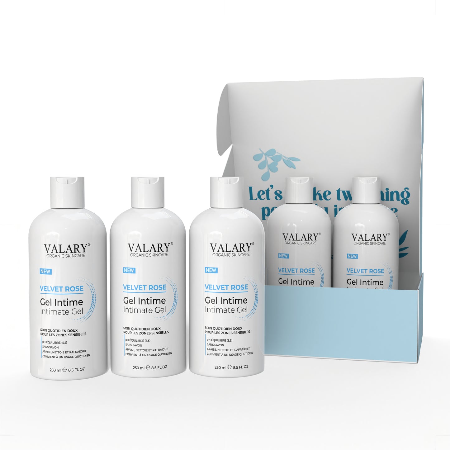 Pack Intime Essentiel – 3 Gels + 2 Offres