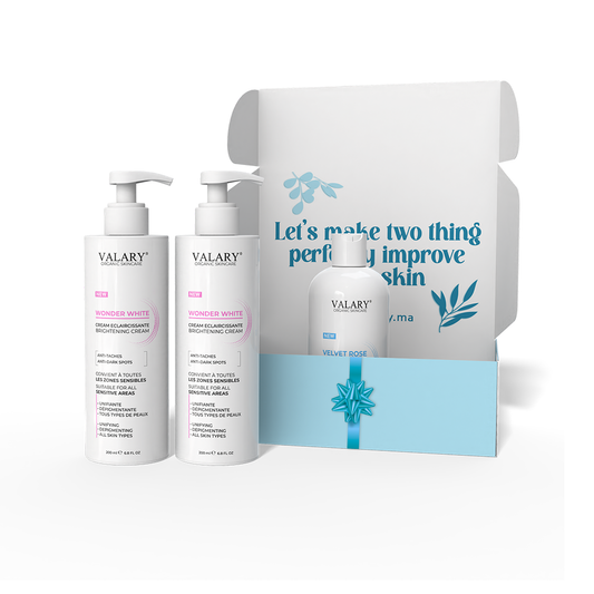 باك العناية اليومية – 2 كريم تفتيح + جيل تنظيف هدية