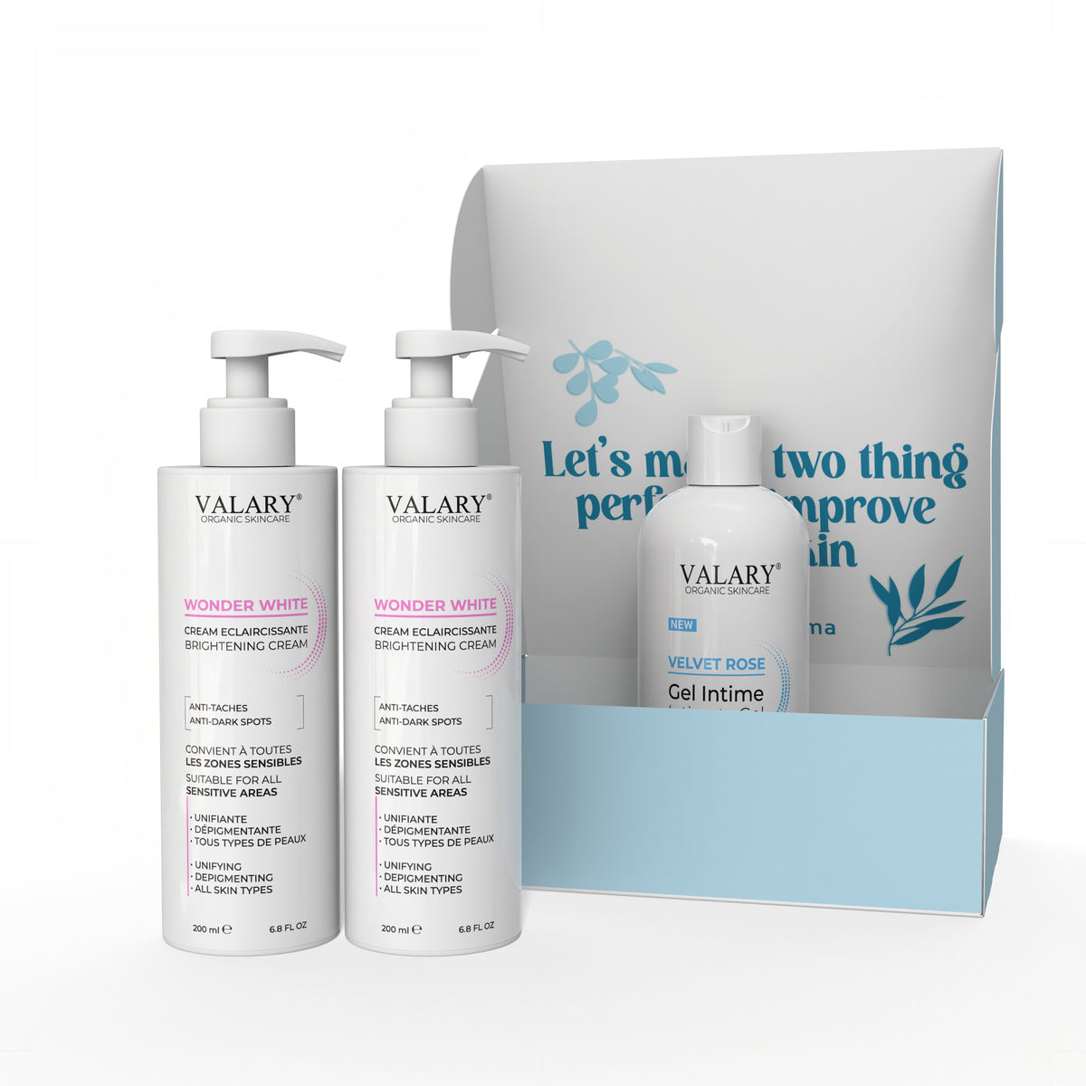 Valary Raup Pack Quotidien Éclat Intime – Gel Offert – VALARY